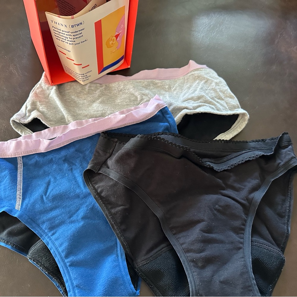 Thinx BTWN period panties 11-12 years old never used